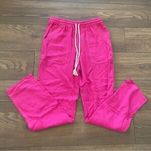 Isabel Marant Etoile NWT Viamao Pants in Neon Pink 100% Silk Women’s EUR 36 Sz 6
